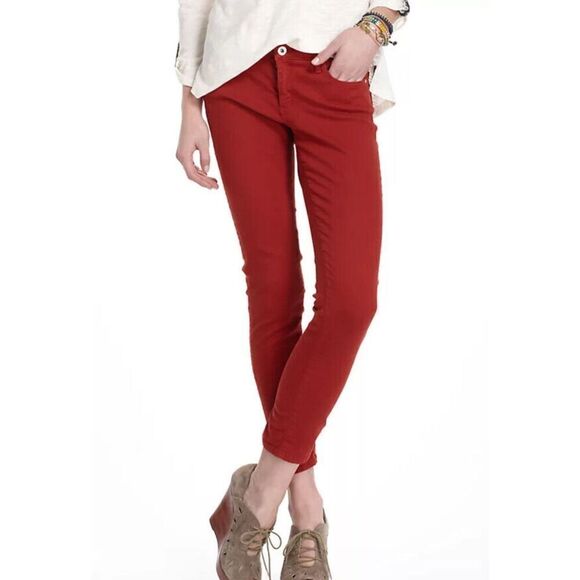 AG the Stevie slim straight jeans in rust - Picture 1 of 7